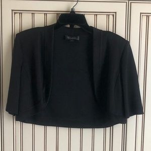 St. John Cropped Cardigan - Black Size S